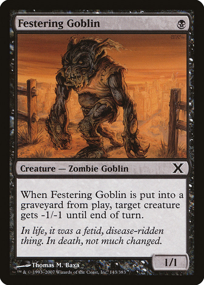 Festering Goblin [Tenth Edition] | PLUS EV GAMES 