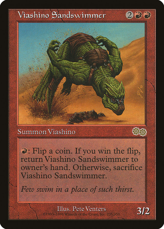 Viashino Sandswimmer [Urza's Saga] | PLUS EV GAMES 