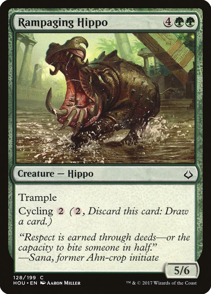 Rampaging Hippo [Hour of Devastation] | PLUS EV GAMES 