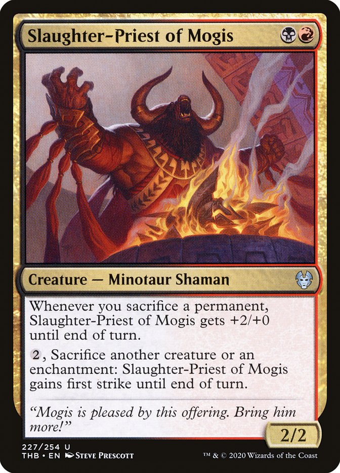 Slaughter-Priest of Mogis [Theros Beyond Death] | PLUS EV GAMES 