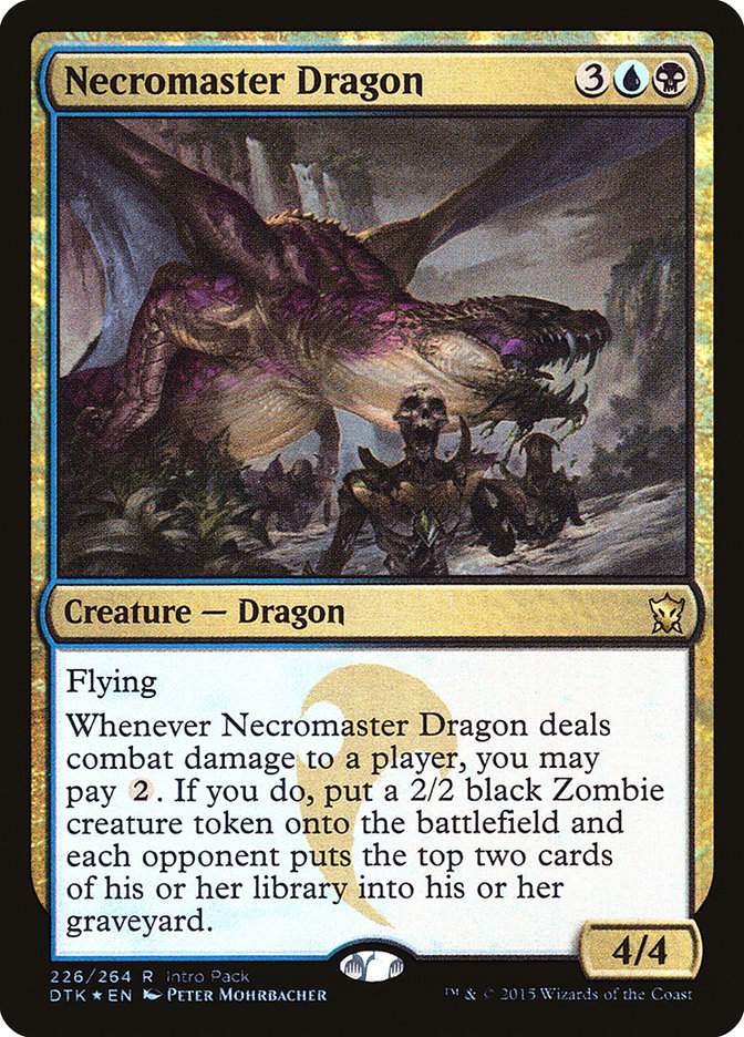 Necromaster Dragon (Intro Pack) [Dragons of Tarkir Promos] | PLUS EV GAMES 