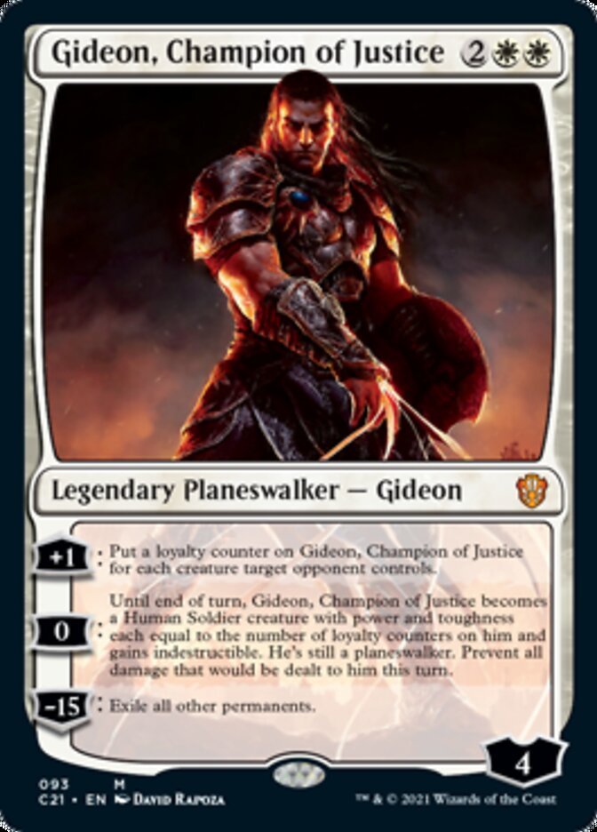 Gideon, Champion of Justice [Commander 2021] | PLUS EV GAMES 