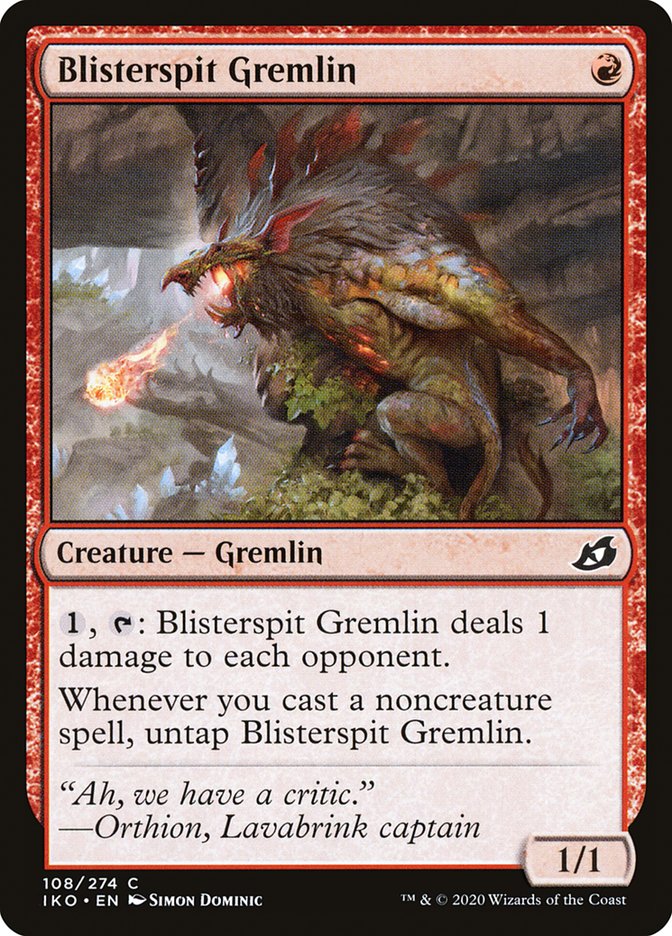 Blisterspit Gremlin [Ikoria: Lair of Behemoths] | PLUS EV GAMES 