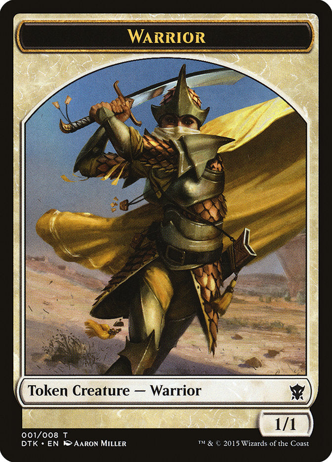 Warrior [Dragons of Tarkir Tokens] | PLUS EV GAMES 