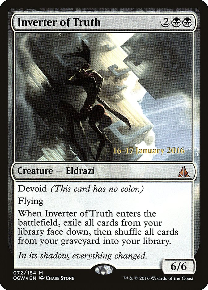 Inverter of Truth [Oath of the Gatewatch Prerelease Promos] | PLUS EV GAMES 