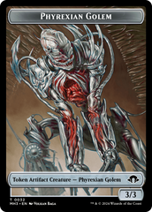 Phyrexian Golem // Energy Reserve Double-Sided Token [Modern Horizons 3 Tokens] | PLUS EV GAMES 