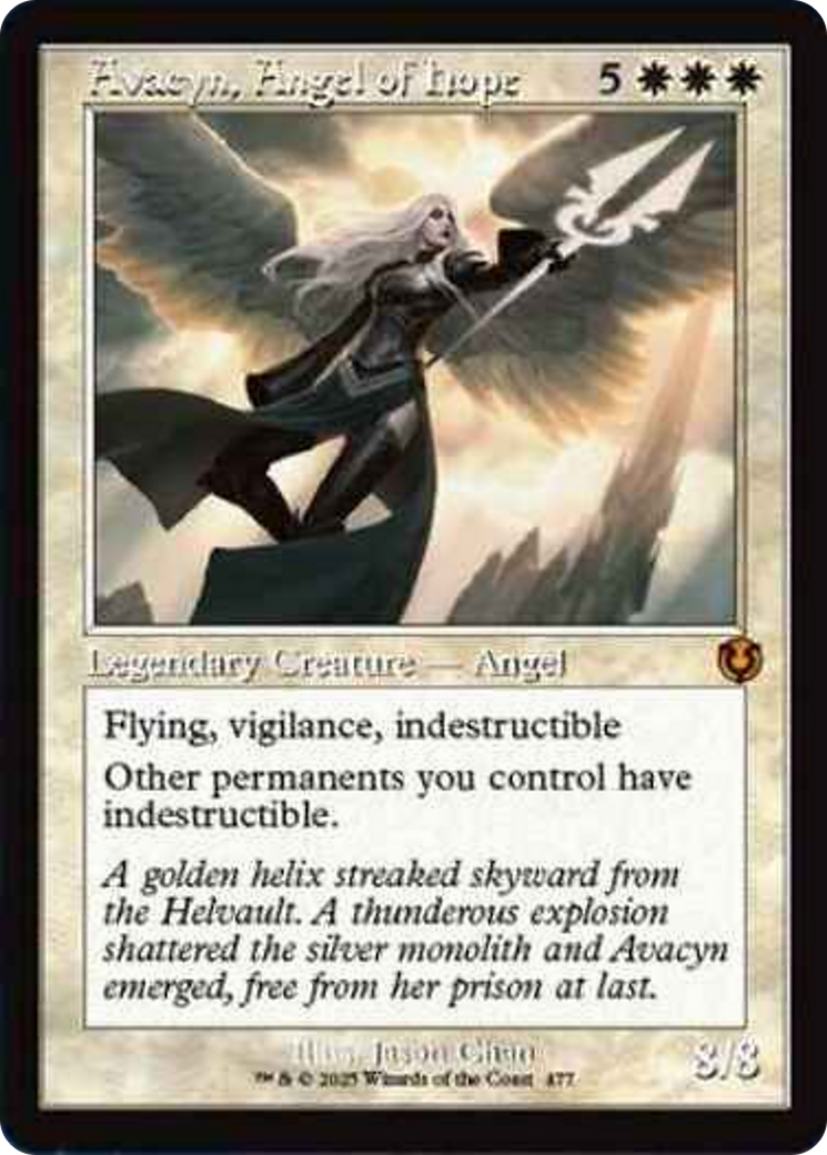 Avacyn, Angel of Hope (Retro Frame) [Innistrad Remastered] | PLUS EV GAMES 