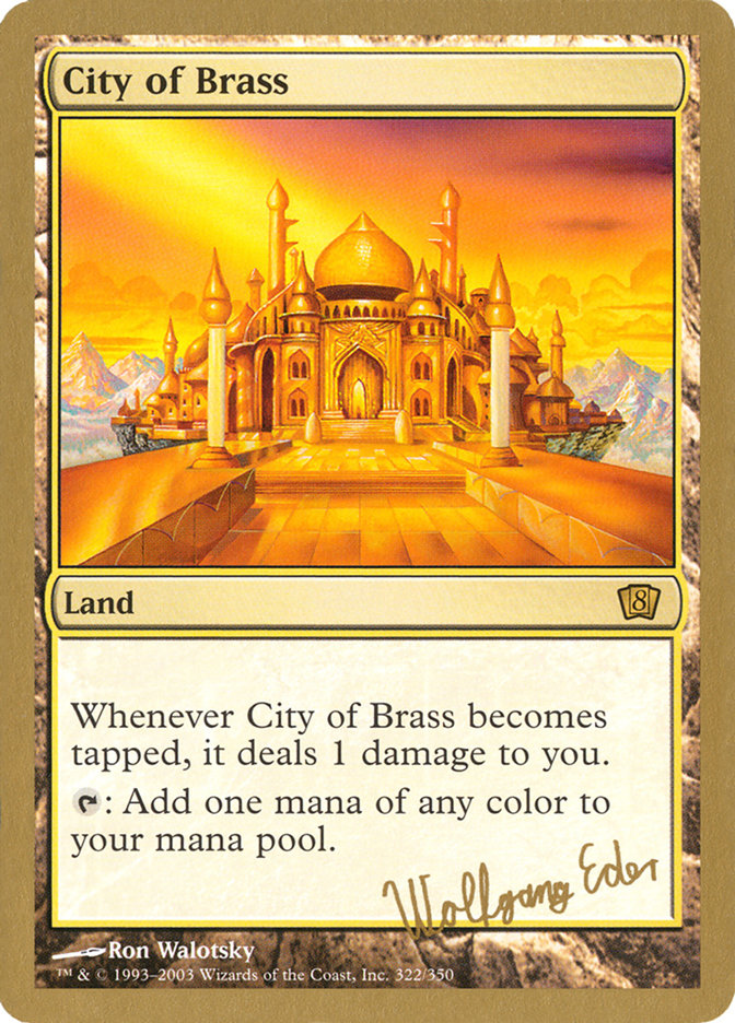 City of Brass (Wolfgang Eder) [World Championship Decks 2003] | PLUS EV GAMES 