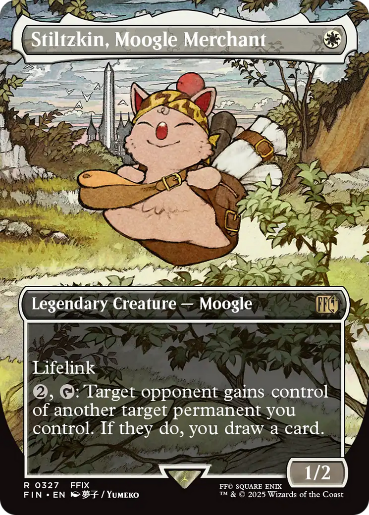 Stiltzkin, Moogle Merchant (Borderless) [FINAL FANTASY] | PLUS EV GAMES 