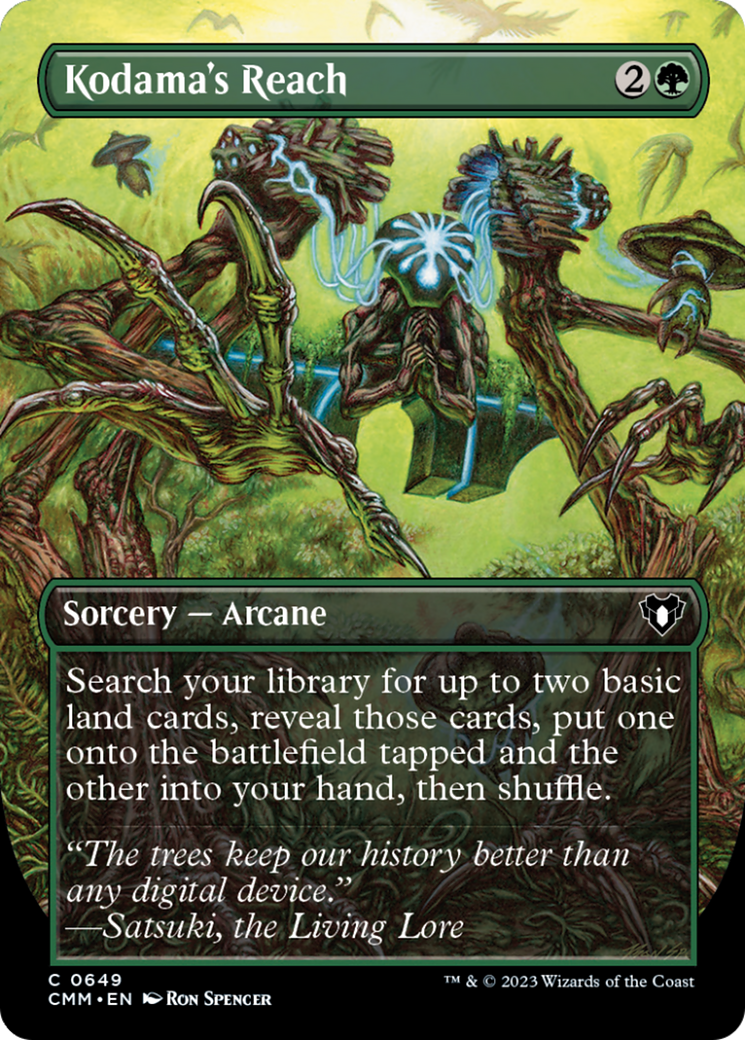 Kodama's Reach (Borderless Alternate Art) [Commander Masters] | PLUS EV GAMES 