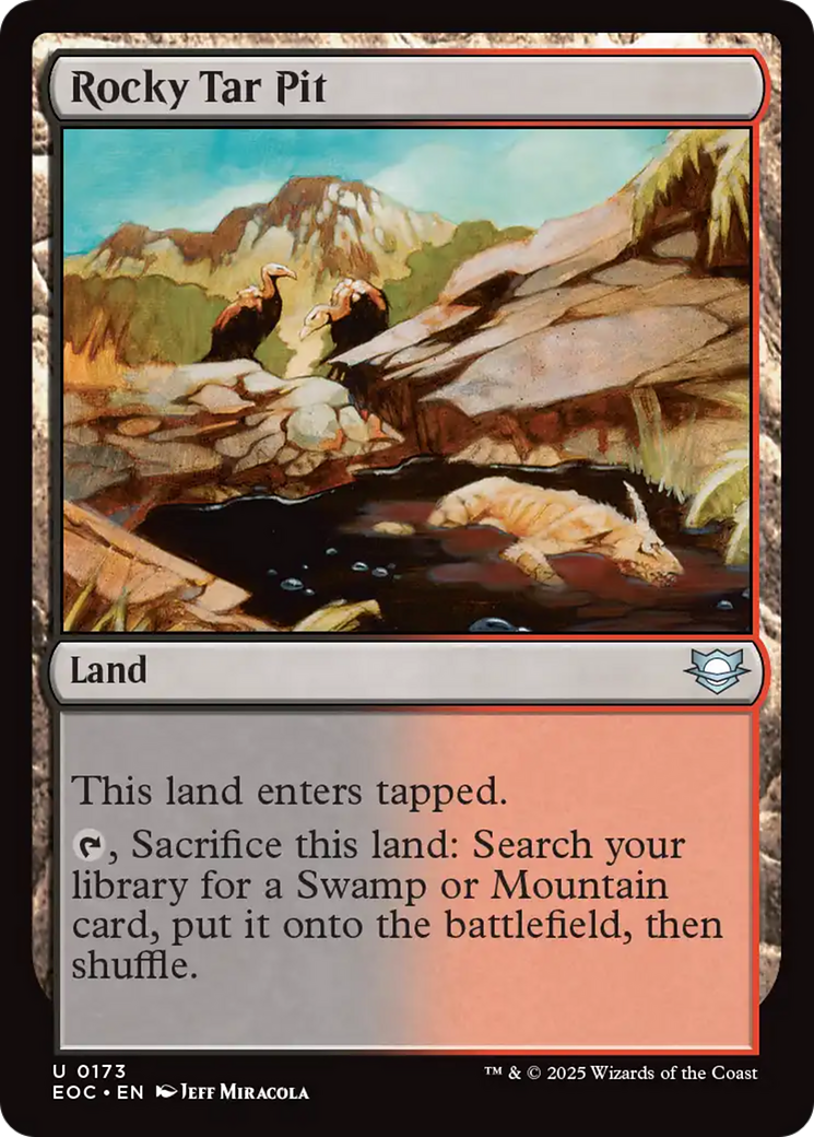 Rocky Tar Pit [Edge of Eternities Commander] | PLUS EV GAMES 