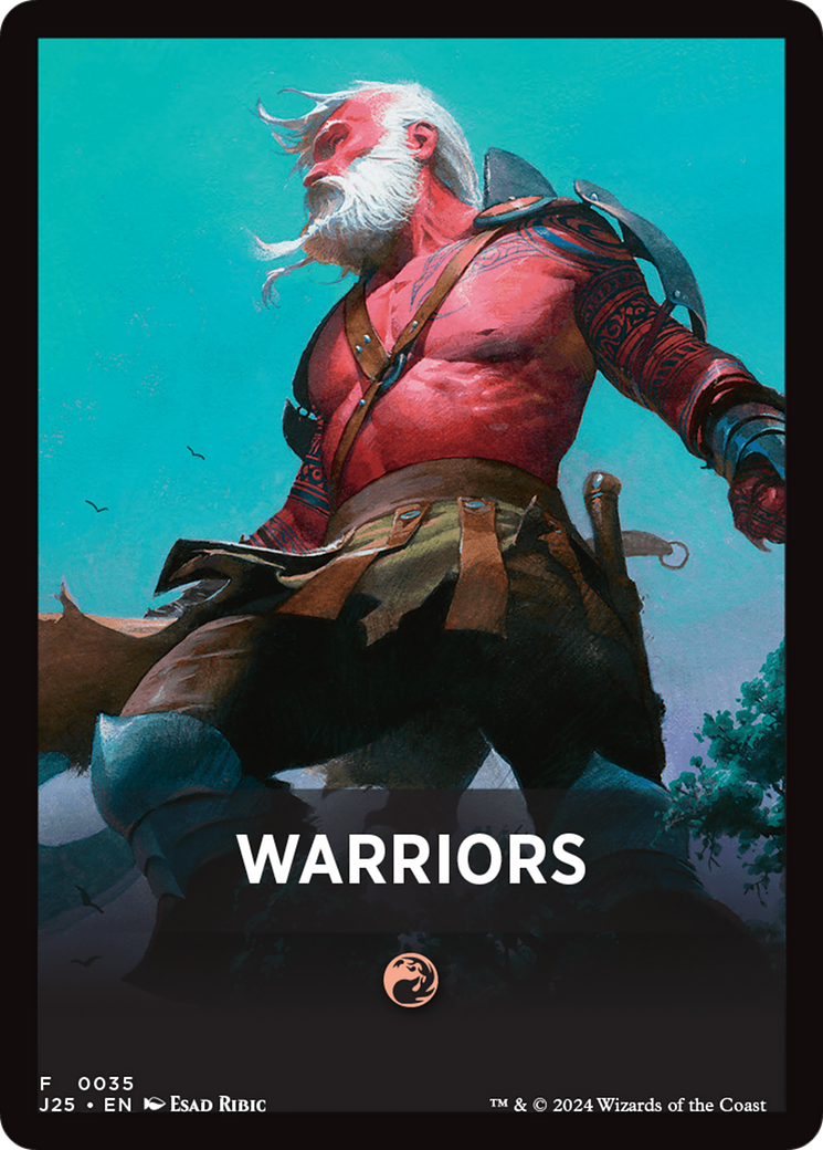 Warriors Theme Card [Foundations Jumpstart Front Cards] | PLUS EV GAMES 