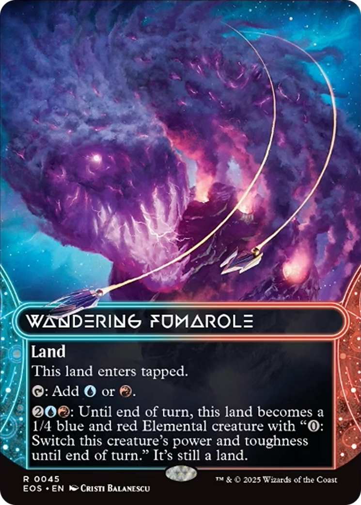 Wandering Fumarole (0045) (Borderless) [Edge of Eternities: Stellar Sights] | PLUS EV GAMES 