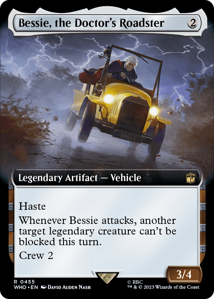 Bessie, the Doctor's Roadster (Extended Art) [Doctor Who] | PLUS EV GAMES 