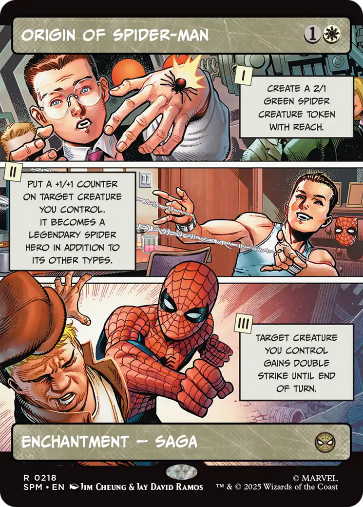 Origin of Spider-Man (Borderless) [Marvel's Spider-Man] | PLUS EV GAMES 