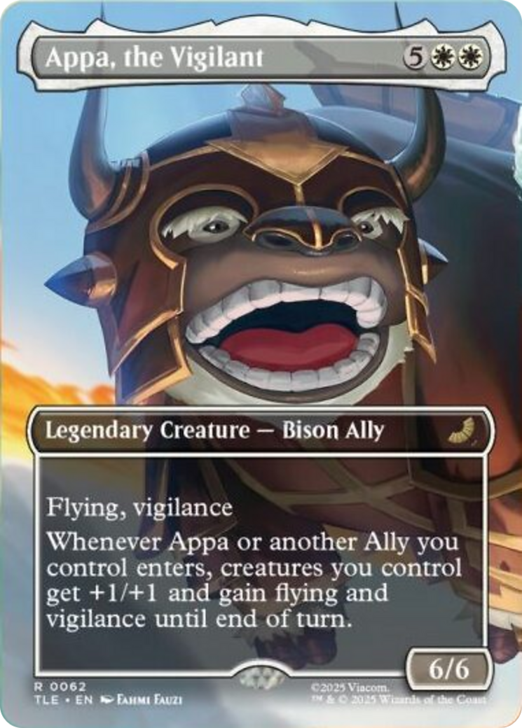 Appa, the Vigilant (Borderless) [Avatar: The Last Airbender: Eternal-Legal] | PLUS EV GAMES 