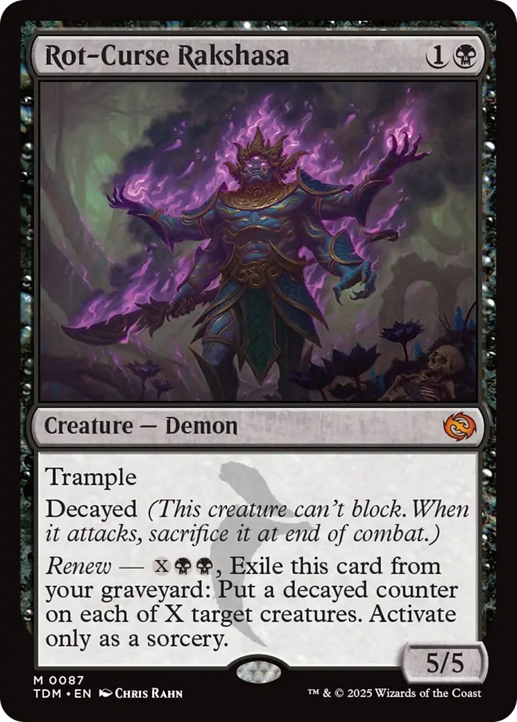 Rot-Curse Rakshasa [Tarkir: Dragonstorm] | PLUS EV GAMES 