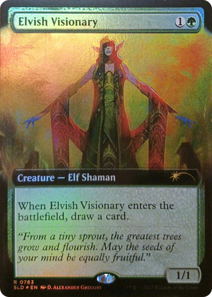 Elvish Visionary (Extended Art) [Secret Lair Drop Series] | PLUS EV GAMES 