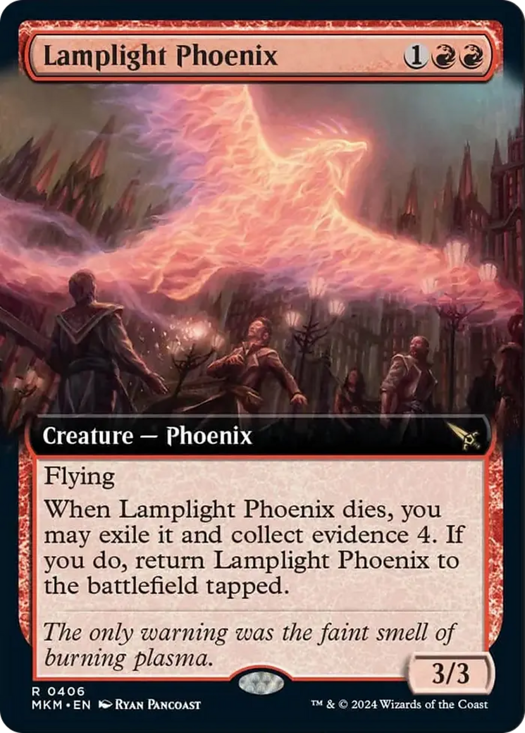 Lamplight Phoenix (Extended Art) [Murders at Karlov Manor] | PLUS EV GAMES 