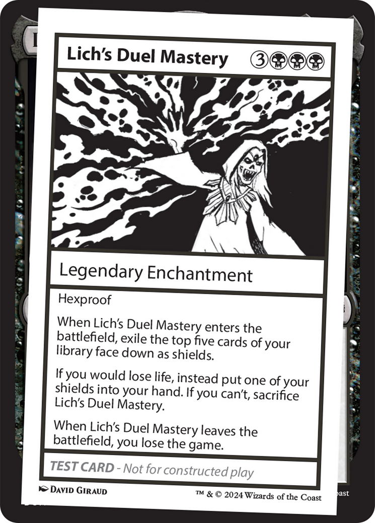 Lich's Duel Mastery [Mystery Booster 2 Playtest Cards] | PLUS EV GAMES 