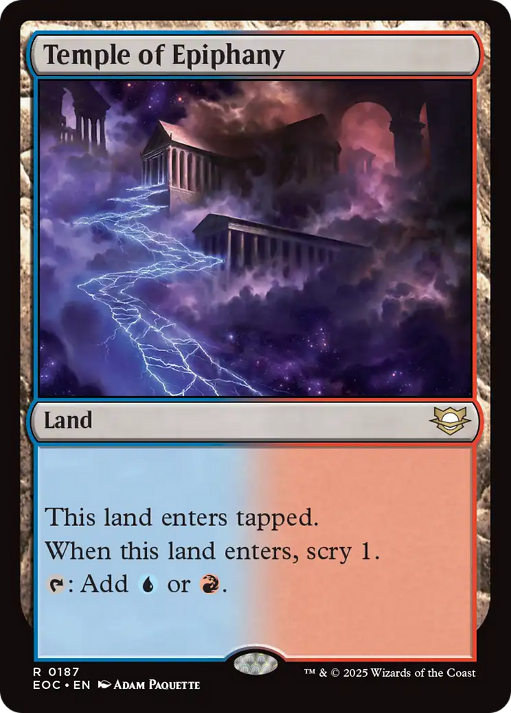 Temple of Epiphany [Edge of Eternities Commander] | PLUS EV GAMES 