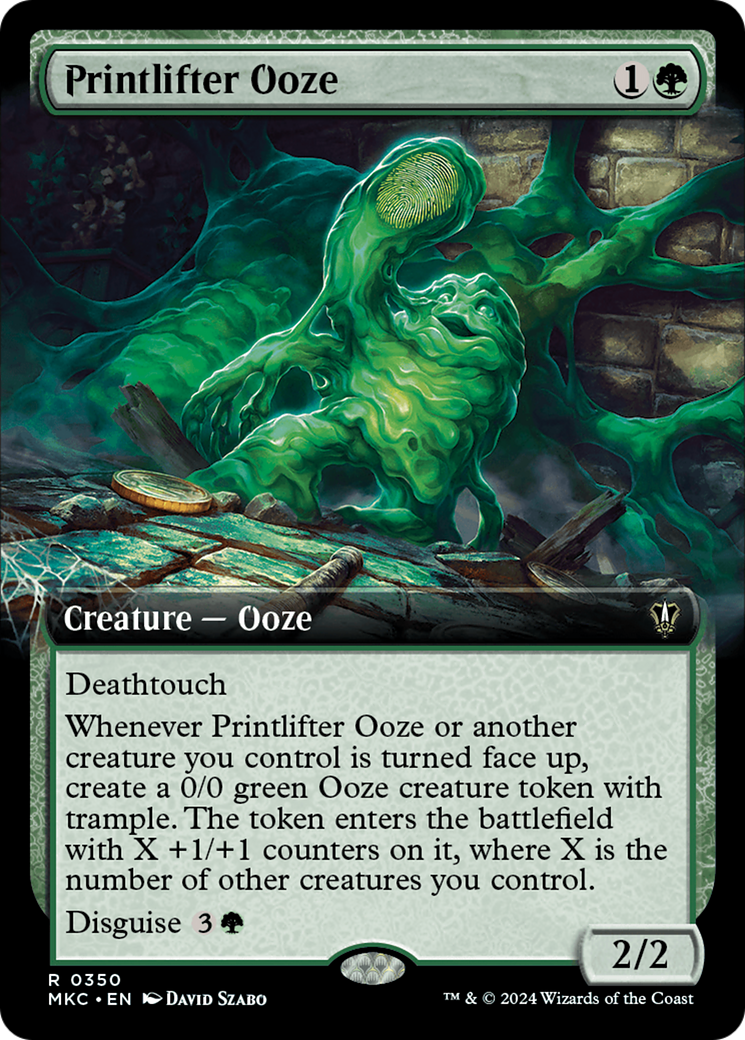 Printlifter Ooze (Extended Art) [Murders at Karlov Manor Commander] | PLUS EV GAMES 