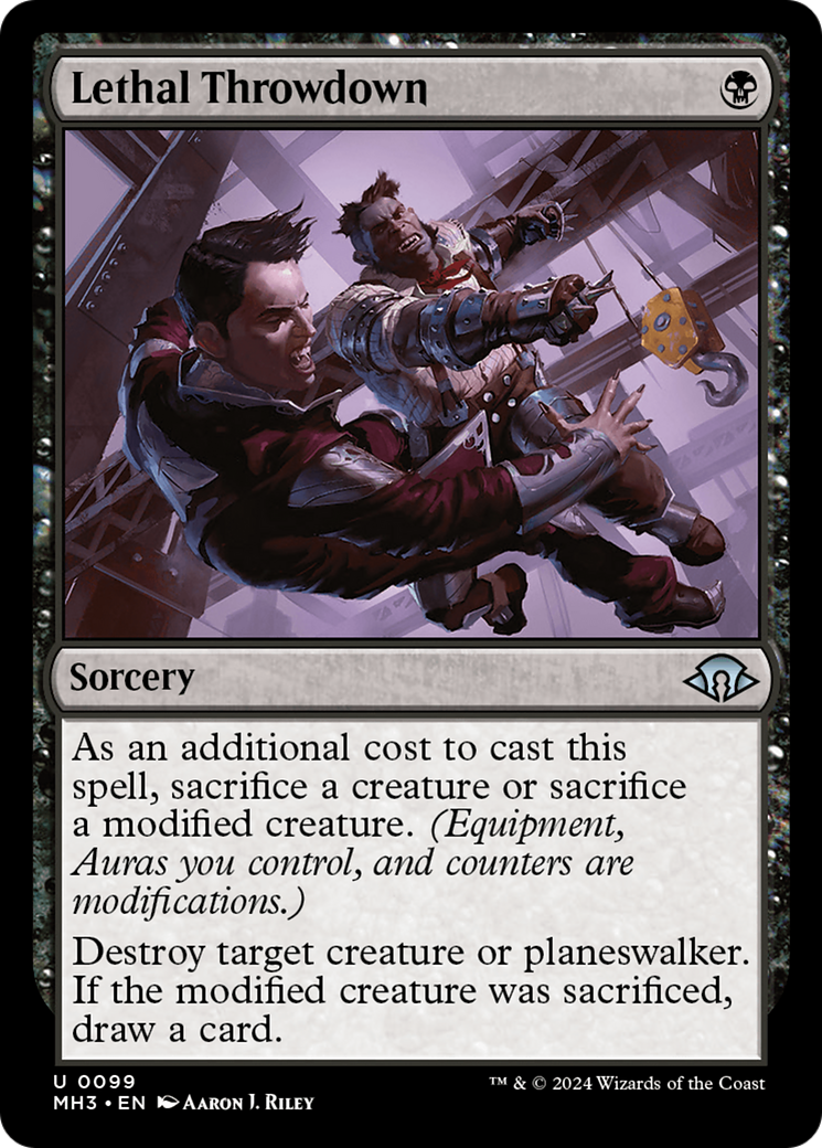 Lethal Throwdown [Modern Horizons 3] | PLUS EV GAMES 