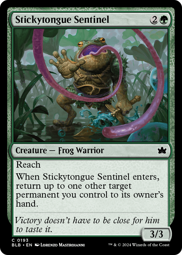 Stickytongue Sentinel [Bloomburrow] | PLUS EV GAMES 