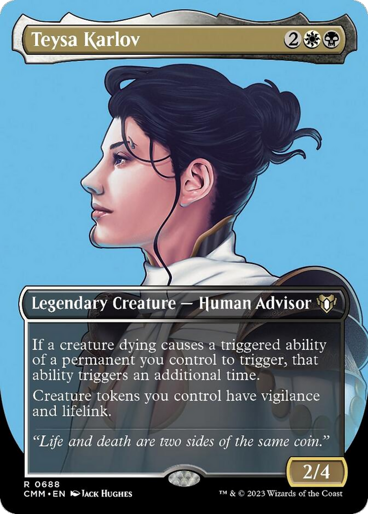 Teysa Karlov (Borderless Profile) [Commander Masters] | PLUS EV GAMES 