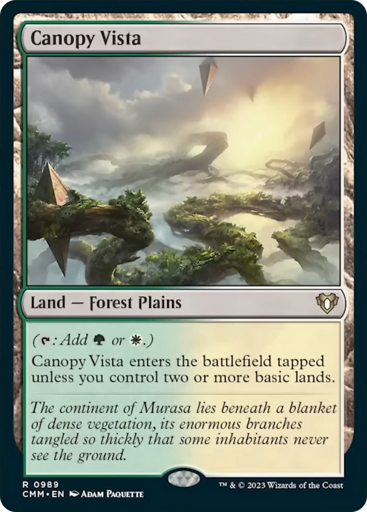 Canopy Vista [Commander Masters] | PLUS EV GAMES 