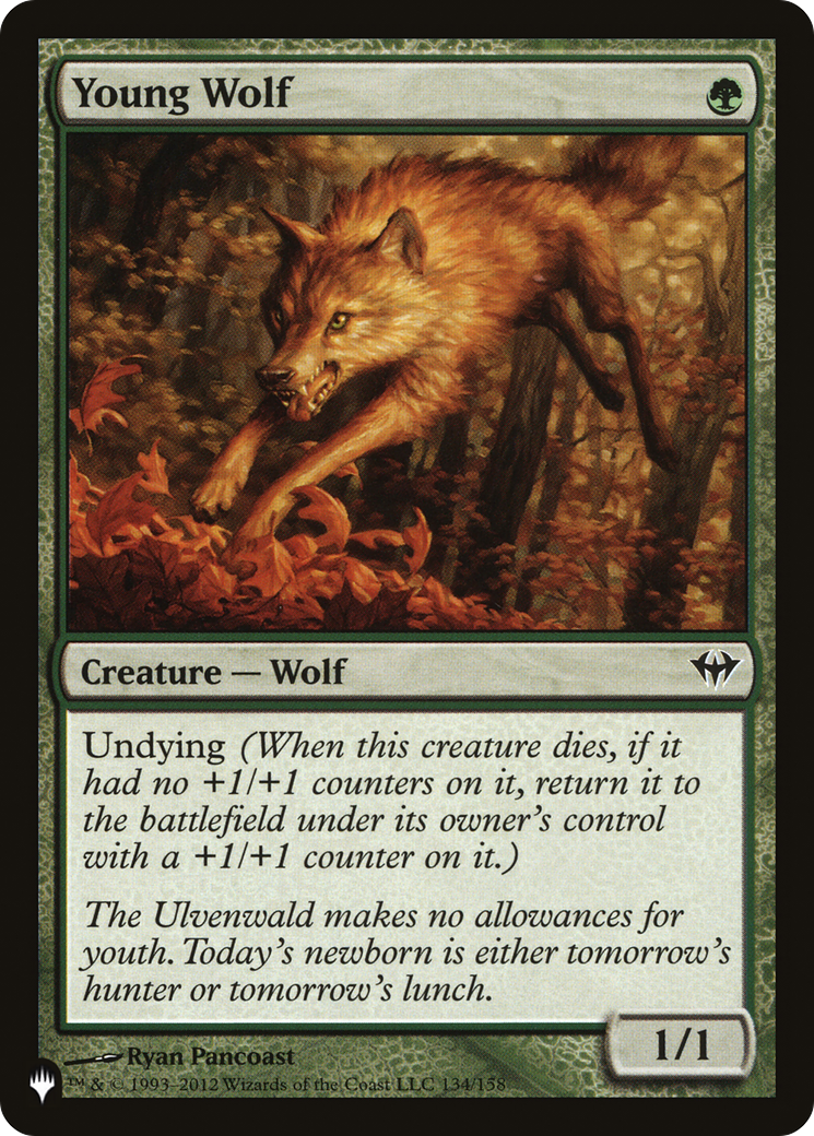 Young Wolf [The List Reprints] | PLUS EV GAMES 