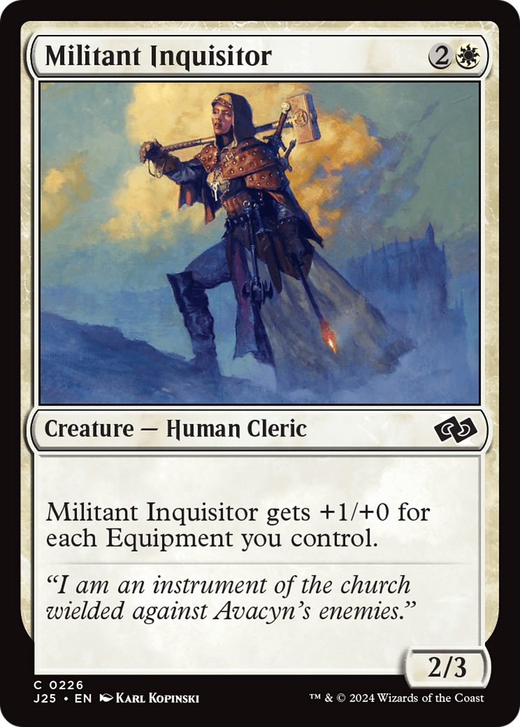 Militant Inquisitor [Foundations Jumpstart] | PLUS EV GAMES 