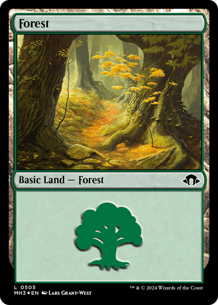 Forest (0505) (Ripple Foil) [Modern Horizons 3] | PLUS EV GAMES 