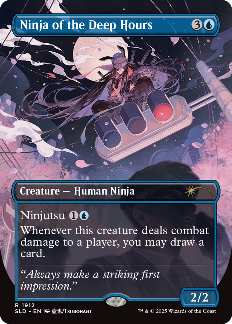 Ninja of the Deep Hours (Rainbow Foil) [Secret Lair Drop Series] | PLUS EV GAMES 