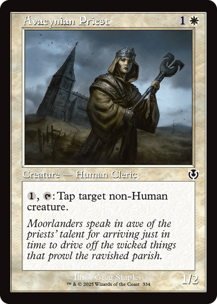 Avacynian Priest (Retro Frame) [Innistrad Remastered] | PLUS EV GAMES 