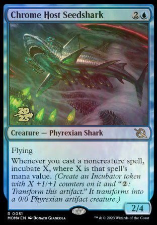 Chrome Host Seedshark [March of the Machine Prerelease Promos] | PLUS EV GAMES 