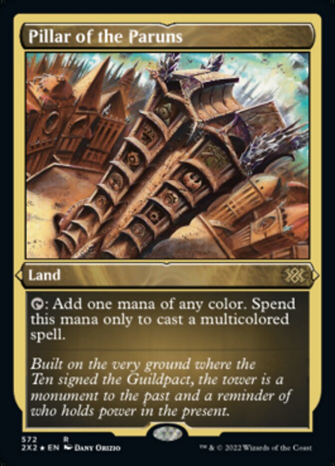 Pillar of the Paruns (Foil Etched) [Double Masters 2022] | PLUS EV GAMES 