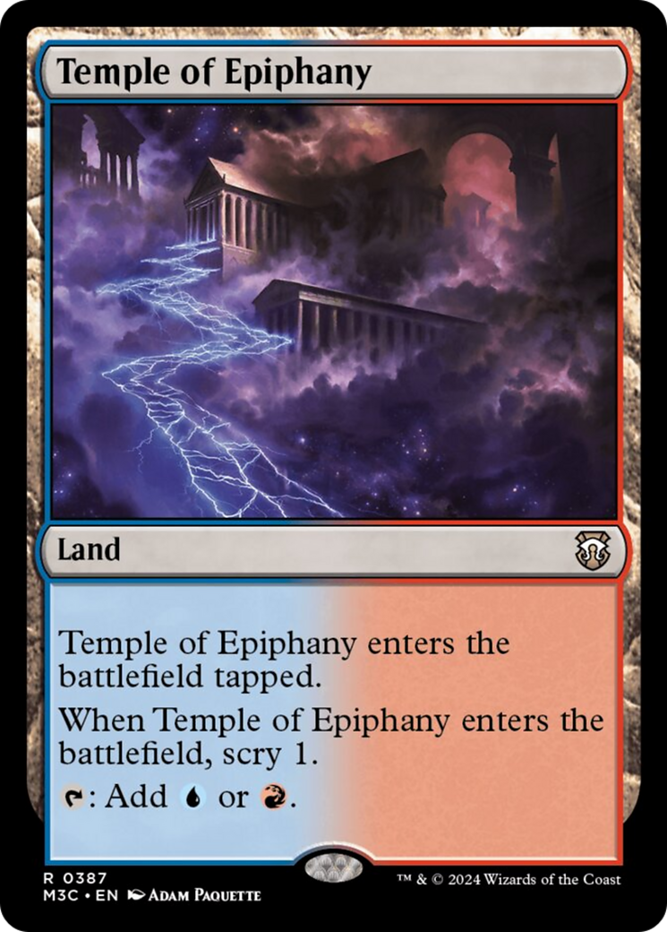 Temple of Epiphany [Modern Horizons 3 Commander] | PLUS EV GAMES 