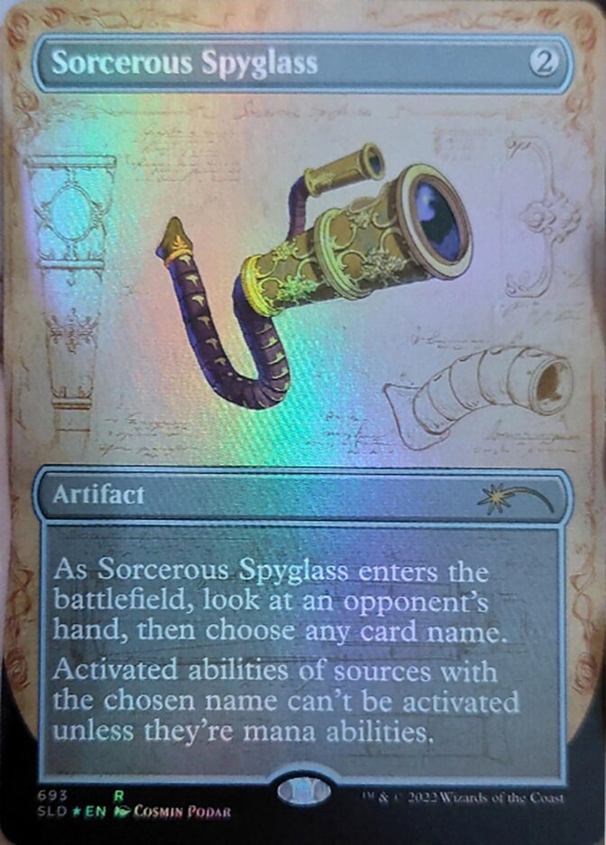 Sorcerous Spyglass (Blueprint) [Secret Lair Drop Promos] | PLUS EV GAMES 