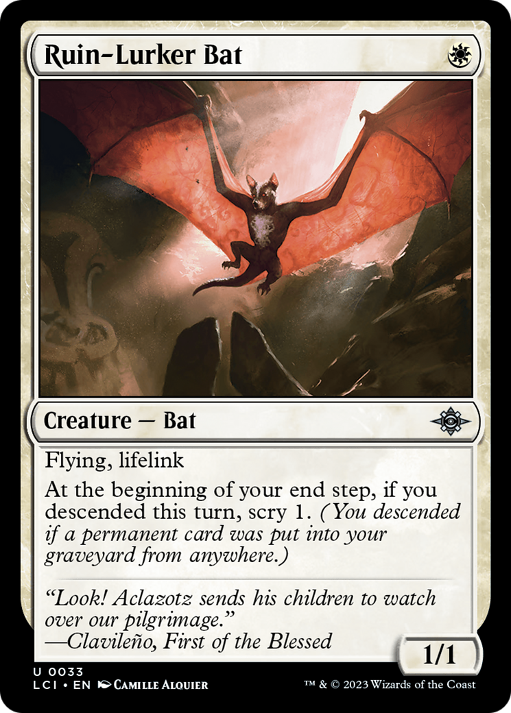 Ruin-Lurker Bat [The Lost Caverns of Ixalan] | PLUS EV GAMES 