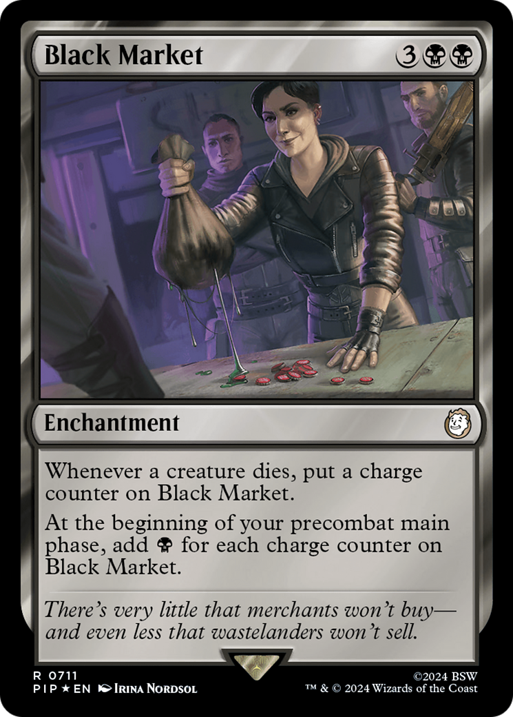 Black Market (Surge Foil) [Fallout] | PLUS EV GAMES 