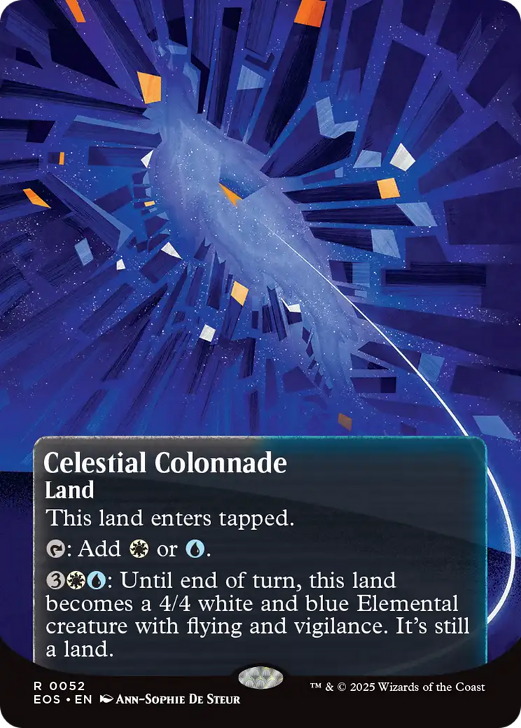 Celestial Colonnade (0052) (Borderless) [Edge of Eternities: Stellar Sights] | PLUS EV GAMES 
