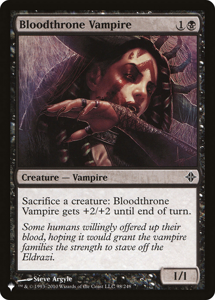 Bloodthrone Vampire [The List Reprints] | PLUS EV GAMES 