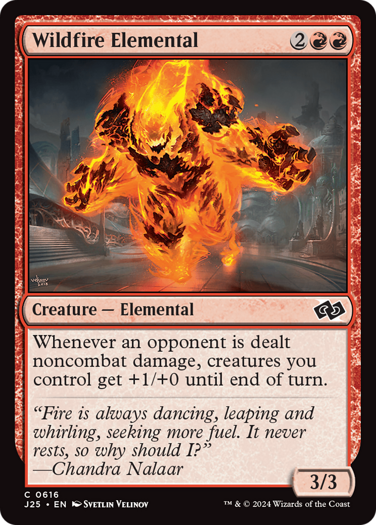 Wildfire Elemental [Foundations Jumpstart] | PLUS EV GAMES 