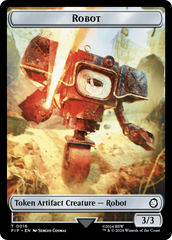 Robot // Junk Double-Sided Token [Fallout Tokens] | PLUS EV GAMES 