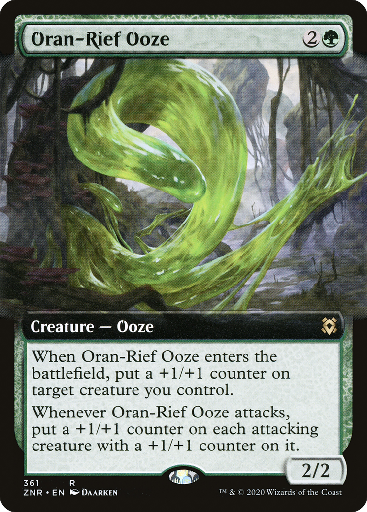 Oran-Rief Ooze (Extended) [Zendikar Rising Extended Art]