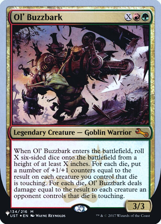 Ol' Buzzbark (Unfinity Foil Edition) [The List] | PLUS EV GAMES 