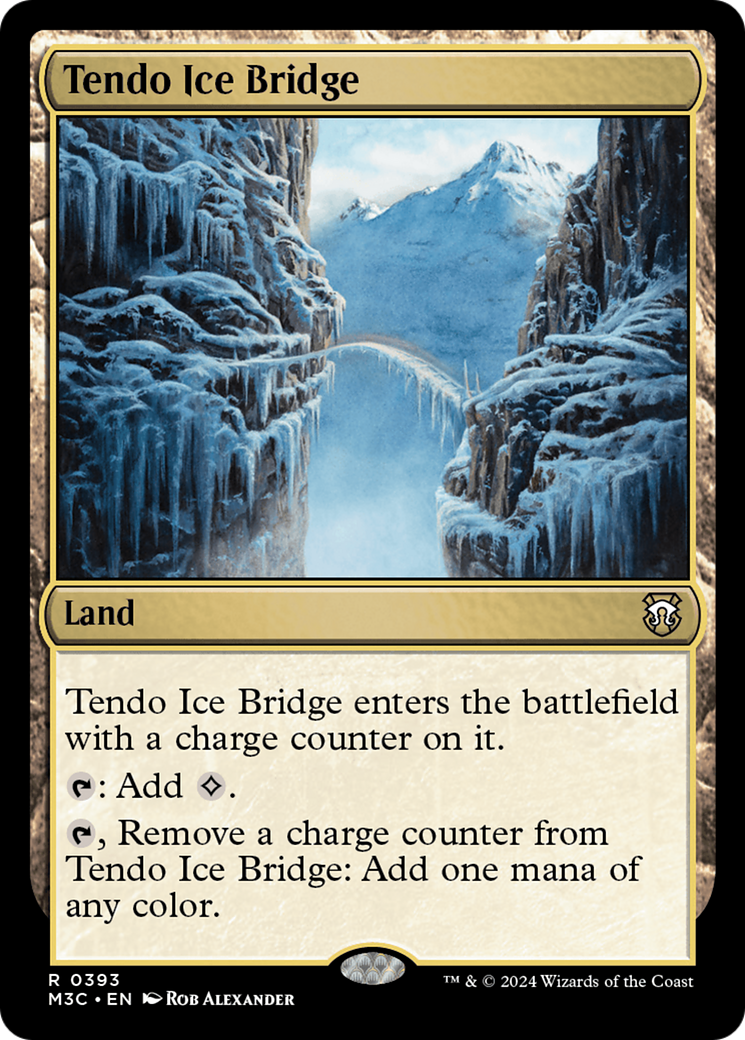 Tendo Ice Bridge (Ripple Foil) [Modern Horizons 3 Commander] | PLUS EV GAMES 