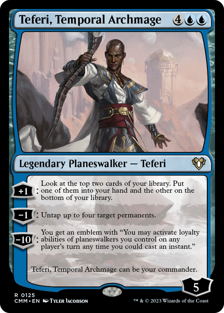 Teferi, Temporal Archmage [Commander Masters] | PLUS EV GAMES 