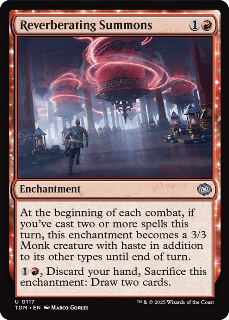 Reverberating Summons [Tarkir: Dragonstorm] | PLUS EV GAMES 